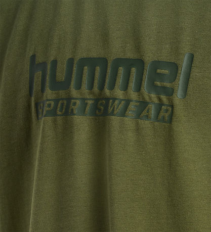 Hummel T-shirt - hmlJr Base - Winter Moss Hummel T-shirt - hmlJr Base - Winter Moss
