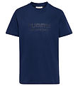 Hummel T-shirt - hmlJr Base - Dress Blue Hummel T-shirt - hmlJr Base - Dress Blue