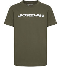Jordan T-shirt - Medium Olive m. Print Jordan T-shirt - Medium Olive m. Print