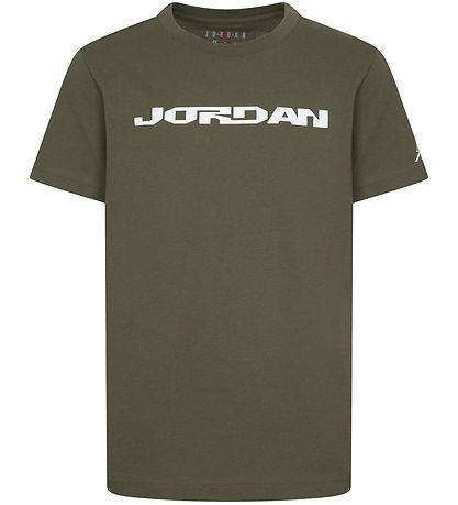Jordan T-shirt - Medium Olive m. Print Jordan T-shirt - Medium Olive m. Print