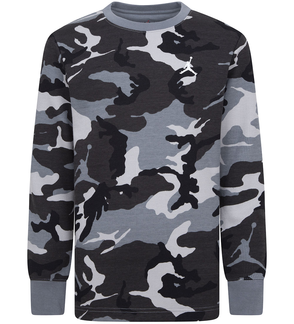 Jordan Blouse - Piqué - Rook Grey/Camo - Jordan - 12-13 jaar (152-158) - Shirts