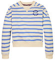Tommy Hilfiger Bluse - New York - Calico Base Blue Spell Stripe Tommy Hilfiger Bluse - New York - Calico Base Blue Spell Stripe