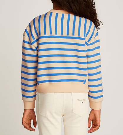 Tommy Hilfiger Bluse - New York - Calico Base Blue Spell Stripe