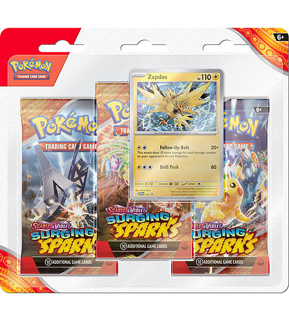 Pokémon Samlekort - Blister 3P - Zapdos Pokémon Samlekort - Blister 3P - Zapdos