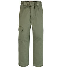 Calvin Klein Bukser - Twill Skater Cargo - Dusty Olive Calvin Klein Bukser - Twill Skater Cargo - Dusty Olive