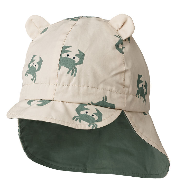 Liewood Legionærhat - Gorm - Vendbar - Crab Sandy/Peppermint