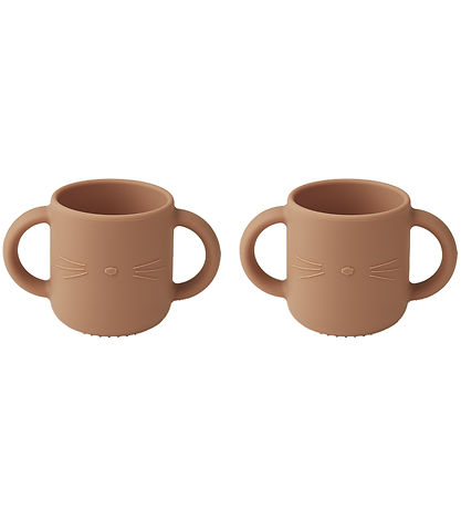 Liewood Kopper - Silikone - Gene - 2-pak - Cat/Tuscany Rose Liewood Kopper - Silikone - Gene - 2-pak - Cat/Tuscany Rose