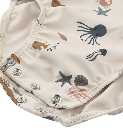 Liewood Badedragt - Maxime Baby - UV40+ - Sea Creature/Sandy Liewood Badedragt - Maxime Baby - UV40+ - Sea Creature/Sandy