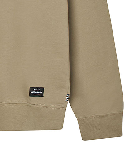 Mads Nørgaard Sweatshirt - Light Terry Solo - Silver Sage Mads Nørgaard Sweatshirt - Light Terry Solo - Silver Sage