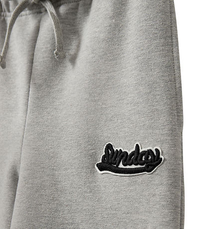 Sofie Schnoor Sweatpants - Gabbisy - Grey Melange