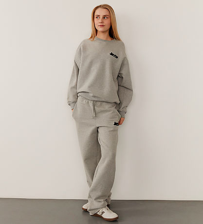 Sofie Schnoor Sweatpants - Gabbisy - Grey Melange