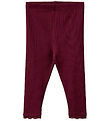 Sofie Schnoor Leggings - Rib - Nalinesb - Burgundy Sofie Schnoor Leggings - Rib - Nalinesb - Burgundy