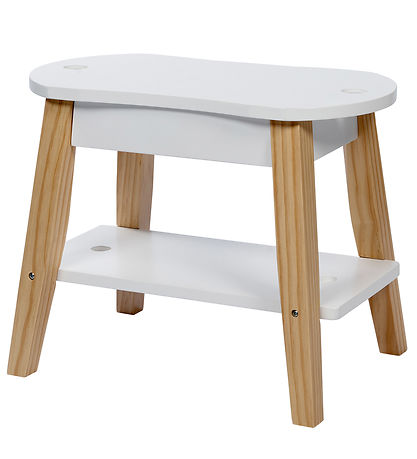 by ASTRUP Styling Skammel Til Prik með hestshaus - hvítt