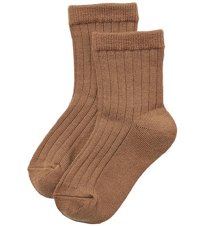 Wheat Strømper - 2-pak - Uld - Rib - Navy Wheat Strømper - 2-pak - Uld - Rib - Navy