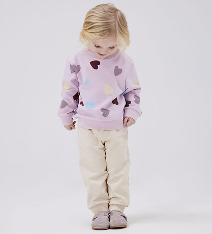 Name It Sweatshirt - NmfSmile - Winsome Orchid
