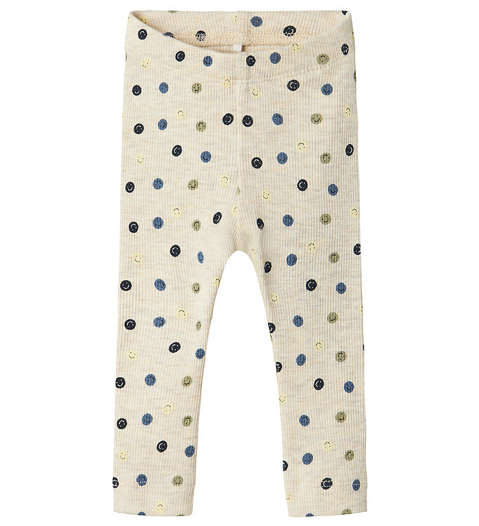 Name It Peyote Melange Smiley Leggings - Str. 3m 62cm