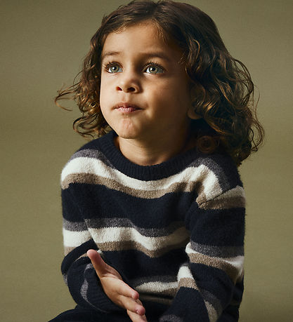 Name It Bluse - Strik - NmmRamikkel - Dark Sapphire Name It Bluse - Strik - NmmRamikkel - Dark Sapphire