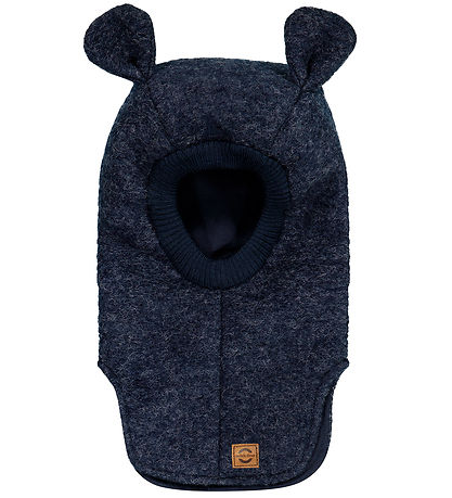 Mikk-Line Elefanthue - 2-lags - Uld/Bomuld - Blue Nights m. Ører Mikk-Line Elefanthue - 2-lags - Uld/Bomuld - Blue Nights m. Ører