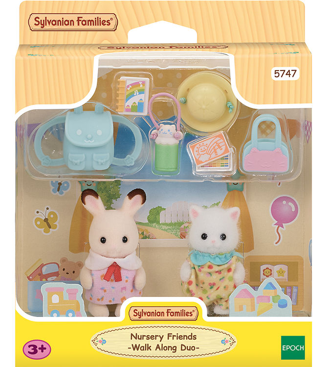 Sylvanian Families - Vänner i barnkammaren går längs duo - 5747