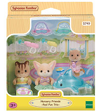 Sylvanian Families - Vuggestuevenner - Badebassin Trio - 5749 Sylvanian Families - Vuggestuevenner - Badebassin Trio - 5749