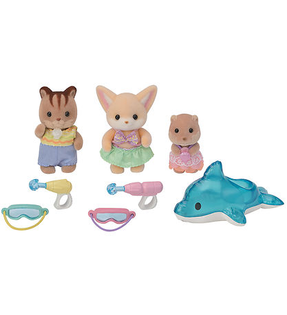 Sylvanian Families - Vuggestuevenner - Badebassin Trio - 5749