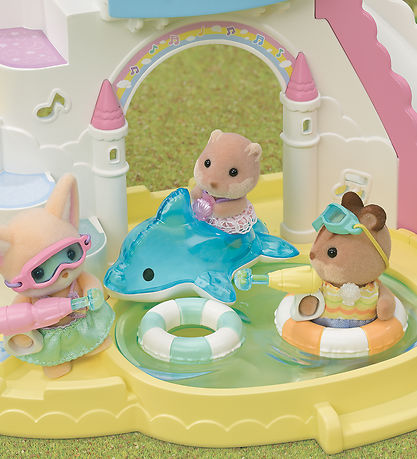 Sylvanian Families - Vuggestuevenner - Badebassin Trio - 5749