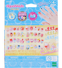 Aquabeads Perlesæt - Nail Studio - Hearts & Ribbons Nail Refill Aquabeads Perlesæt - Nail Studio - Hearts & Ribbons Nail Refill