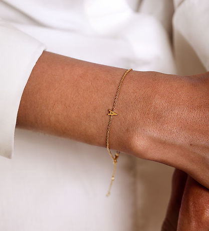 Design Letters Armbånd - A - 18K Guldbelagt