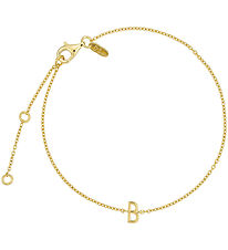 Design Letters Armbånd - B - 18K Guldbelagt Design Letters Armbånd - B - 18K Guldbelagt