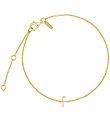 Design Letters Armbånd - F - 18K Guldbelagt Design Letters Armbånd - F - 18K Guldbelagt