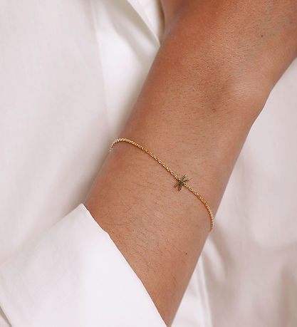 Design Letters Armband - K - 18K verguld