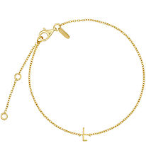 Design Letters Armbånd - L - 18K Guldbelagt Design Letters Armbånd - L - 18K Guldbelagt