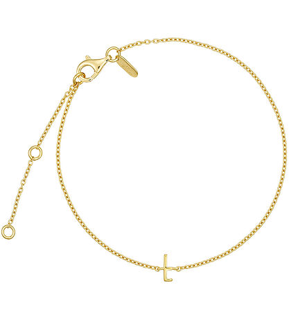 Design Letters Armbånd - L - 18K Guldbelagt Design Letters Armbånd - L - 18K Guldbelagt