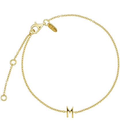 Design Letters Bracelet - M - 18K Gold Plated