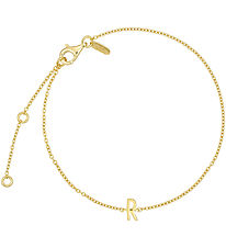 Design Letters Armbånd - R - 18K Guldbelagt Design Letters Armbånd - R - 18K Guldbelagt