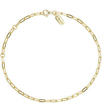 Design Letters Armbånd - Chunky Square - Small - 18K Guldbelagt Design Letters Armbånd - Chunky Square - Small - 18K Guldbelagt