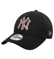 New Era Kasket - 9Forty - New York Yankees - Sort/Pink/Guld New Era Kasket - 9Forty - New York Yankees - Sort/Pink/Guld