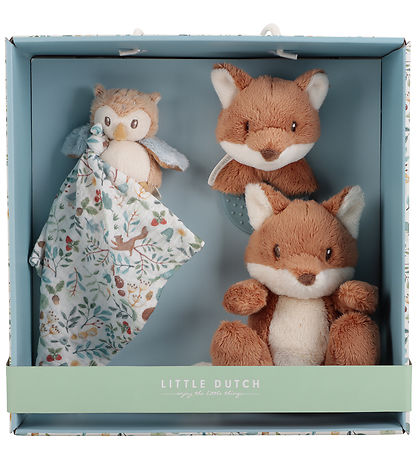 Little Dutch Gaveæske - 3 Dele - Forest Friends Little Dutch Gaveæske - 3 Dele - Forest Friends