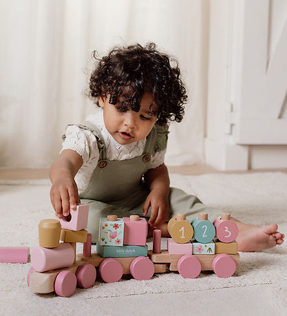 Little Dutch Stabletog - Træ - 17 Dele - Fairy Garden
