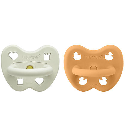 Hevea Sutter - 3-36 mdr - 2 pak - Naturgummi - Frozen Sunrise Hevea Sutter - 3-36 mdr - 2 pak - Naturgummi - Frozen Sunrise