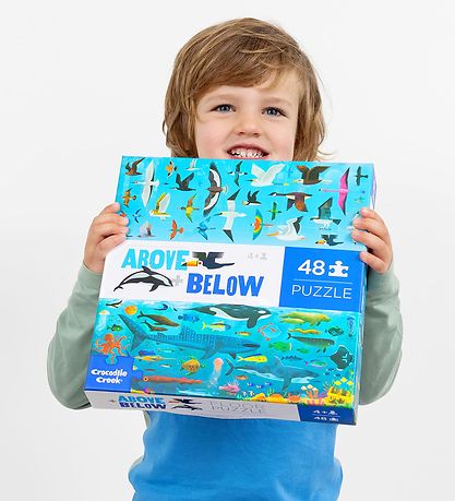 Crocodile Creek Puslespil - 48 Brikker - Sea & Sky