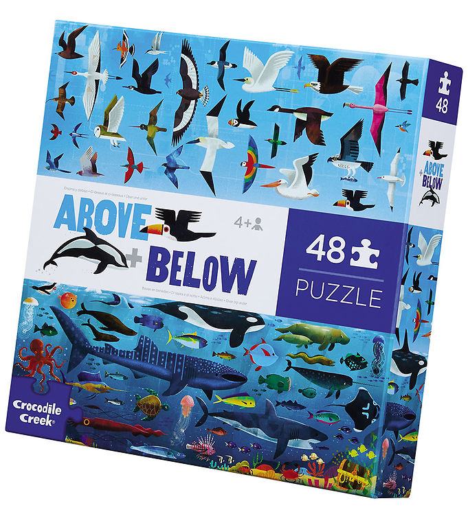 Crocodile Creek Puslespil - 48 Brikker - Sea & Sky