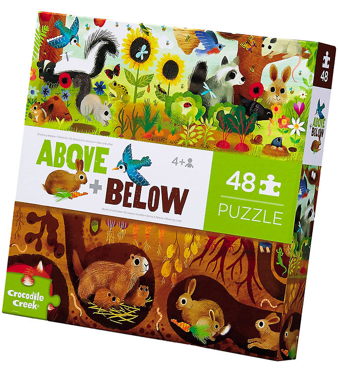 Crocodile Creek Puslespil - 48 Brikker - Backyard Discovery