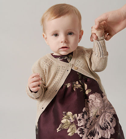 MarMar Cardigan - Strik - Tillie - Gold m. Glitter MarMar Cardigan - Strik - Tillie - Gold m. Glitter
