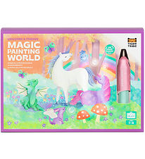 Tiger Tribe Farvesæt - Magic Painting World - Unicorns & Friends Tiger Tribe Farvesæt - Magic Painting World - Unicorns & Friends