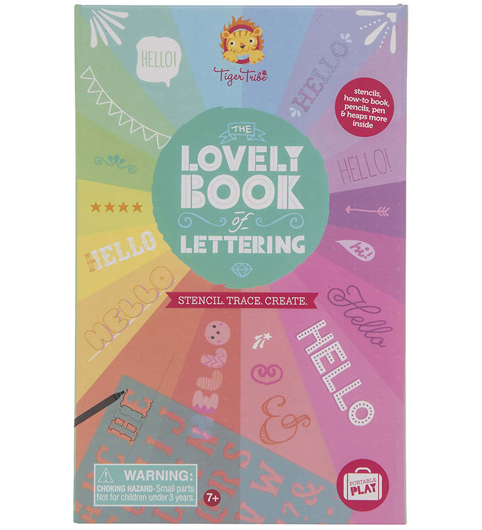 Tiger Tribe Kreasæt - The Lovely Book of Lettering