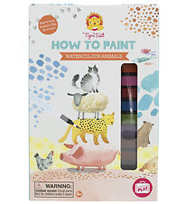 Tiger Tribe Farvesæt - How To Paint - Watercolour Animals Tiger Tribe Farvesæt - How To Paint - Watercolour Animals