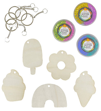Tiger Tribe Kreasæt - Glitter Goo Bag Charms - Glitter Pop Tiger Tribe Kreasæt - Glitter Goo Bag Charms - Glitter Pop