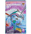 Tiger Tribe Farvesæt - Shimmer Colouring Set - Sea Life