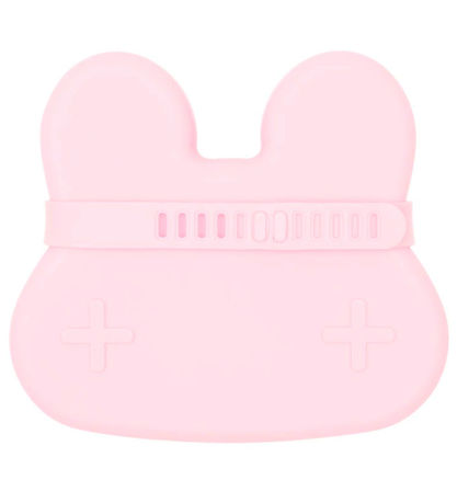 We Might Be Tiny Snackbox - Rabbit - Silicone - Powder Pink